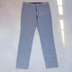 Banana Republic pantsSize 0 Black white checkered.